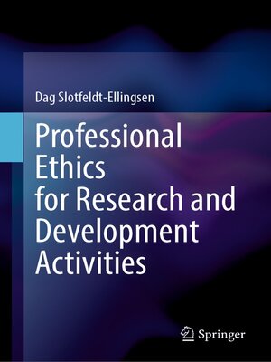 cover image of Professional Ethics for Research and Development Activities